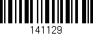 Código de barras (EAN, GTIN, SKU, ISBN): '141129'