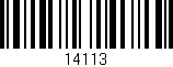 Código de barras (EAN, GTIN, SKU, ISBN): '14113'
