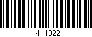 Código de barras (EAN, GTIN, SKU, ISBN): '1411322'