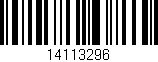 Código de barras (EAN, GTIN, SKU, ISBN): '14113296'