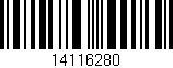 Código de barras (EAN, GTIN, SKU, ISBN): '14116280'