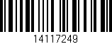 Código de barras (EAN, GTIN, SKU, ISBN): '14117249'