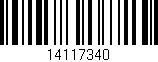 Código de barras (EAN, GTIN, SKU, ISBN): '14117340'