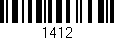 Código de barras (EAN, GTIN, SKU, ISBN): '1412'