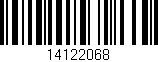 Código de barras (EAN, GTIN, SKU, ISBN): '14122068'