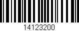 Código de barras (EAN, GTIN, SKU, ISBN): '14123200'