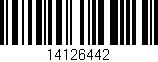 Código de barras (EAN, GTIN, SKU, ISBN): '14126442'