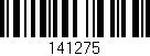 Código de barras (EAN, GTIN, SKU, ISBN): '141275'