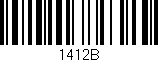 Código de barras (EAN, GTIN, SKU, ISBN): '1412B'