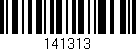 Código de barras (EAN, GTIN, SKU, ISBN): '141313'