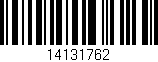 Código de barras (EAN, GTIN, SKU, ISBN): '14131762'