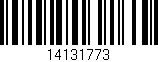 Código de barras (EAN, GTIN, SKU, ISBN): '14131773'