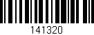 Código de barras (EAN, GTIN, SKU, ISBN): '141320'