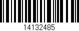 Código de barras (EAN, GTIN, SKU, ISBN): '14132485'