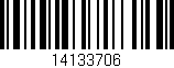 Código de barras (EAN, GTIN, SKU, ISBN): '14133706'