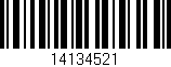 Código de barras (EAN, GTIN, SKU, ISBN): '14134521'
