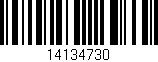 Código de barras (EAN, GTIN, SKU, ISBN): '14134730'