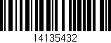 Código de barras (EAN, GTIN, SKU, ISBN): '14135432'