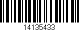 Código de barras (EAN, GTIN, SKU, ISBN): '14135433'