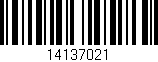 Código de barras (EAN, GTIN, SKU, ISBN): '14137021'