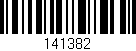 Código de barras (EAN, GTIN, SKU, ISBN): '141382'