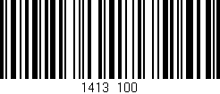 Código de barras (EAN, GTIN, SKU, ISBN): '1413/100'