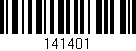 Código de barras (EAN, GTIN, SKU, ISBN): '141401'
