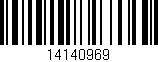 Código de barras (EAN, GTIN, SKU, ISBN): '14140969'
