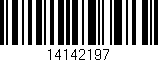 Código de barras (EAN, GTIN, SKU, ISBN): '14142197'