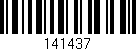 Código de barras (EAN, GTIN, SKU, ISBN): '141437'