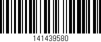 Código de barras (EAN, GTIN, SKU, ISBN): '141439580'