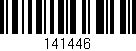 Código de barras (EAN, GTIN, SKU, ISBN): '141446'