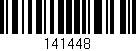Código de barras (EAN, GTIN, SKU, ISBN): '141448'
