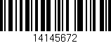 Código de barras (EAN, GTIN, SKU, ISBN): '14145672'
