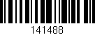 Código de barras (EAN, GTIN, SKU, ISBN): '141488'