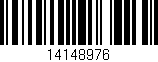 Código de barras (EAN, GTIN, SKU, ISBN): '14148976'