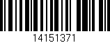 Código de barras (EAN, GTIN, SKU, ISBN): '14151371'