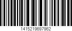 Código de barras (EAN, GTIN, SKU, ISBN): '1415219697962'