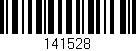 Código de barras (EAN, GTIN, SKU, ISBN): '141528'
