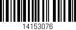 Código de barras (EAN, GTIN, SKU, ISBN): '14153076'