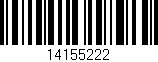 Código de barras (EAN, GTIN, SKU, ISBN): '14155222'