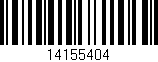 Código de barras (EAN, GTIN, SKU, ISBN): '14155404'
