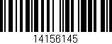 Código de barras (EAN, GTIN, SKU, ISBN): '14156145'