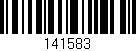 Código de barras (EAN, GTIN, SKU, ISBN): '141583'