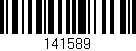 Código de barras (EAN, GTIN, SKU, ISBN): '141589'