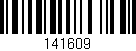 Código de barras (EAN, GTIN, SKU, ISBN): '141609'
