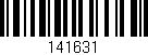 Código de barras (EAN, GTIN, SKU, ISBN): '141631'