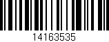 Código de barras (EAN, GTIN, SKU, ISBN): '14163535'