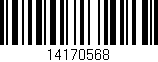 Código de barras (EAN, GTIN, SKU, ISBN): '14170568'