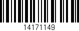 Código de barras (EAN, GTIN, SKU, ISBN): '14171149'